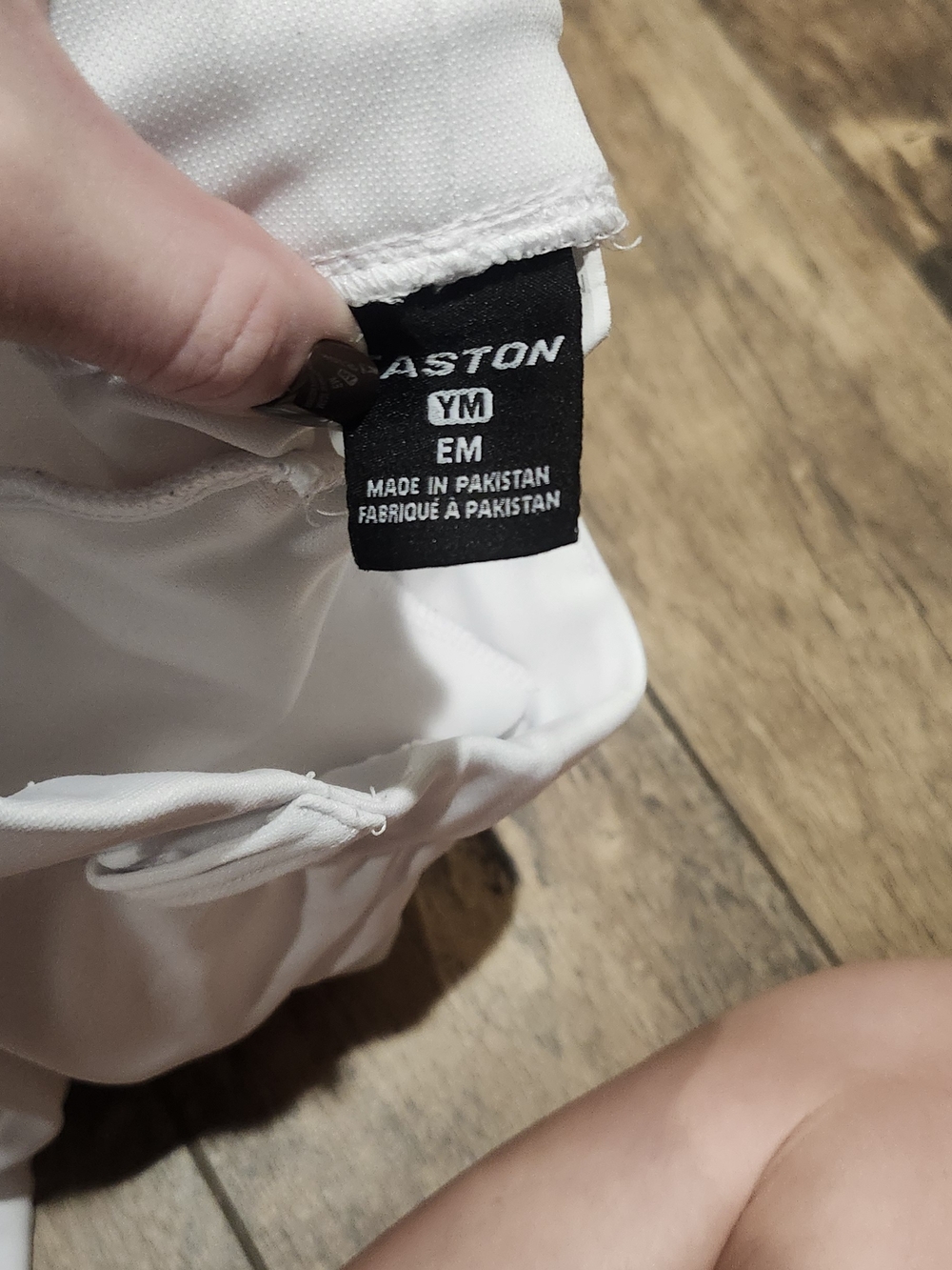 Easton Kids White Athletic Bottoms